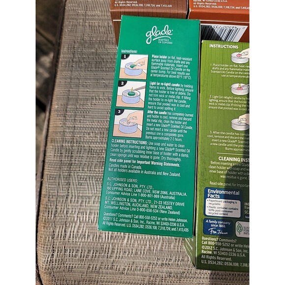 Glade Scented Oil Candles Assorted 4 Open 4 Sealed Discontinued - Picture 11 of 16